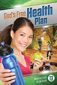 Picture of God's Free Health Plan Bible study guide.